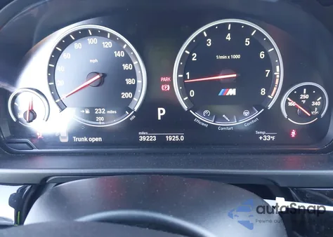 2013 BMW M5 from USA, damaged, VIN WBSFV9C56DC773401